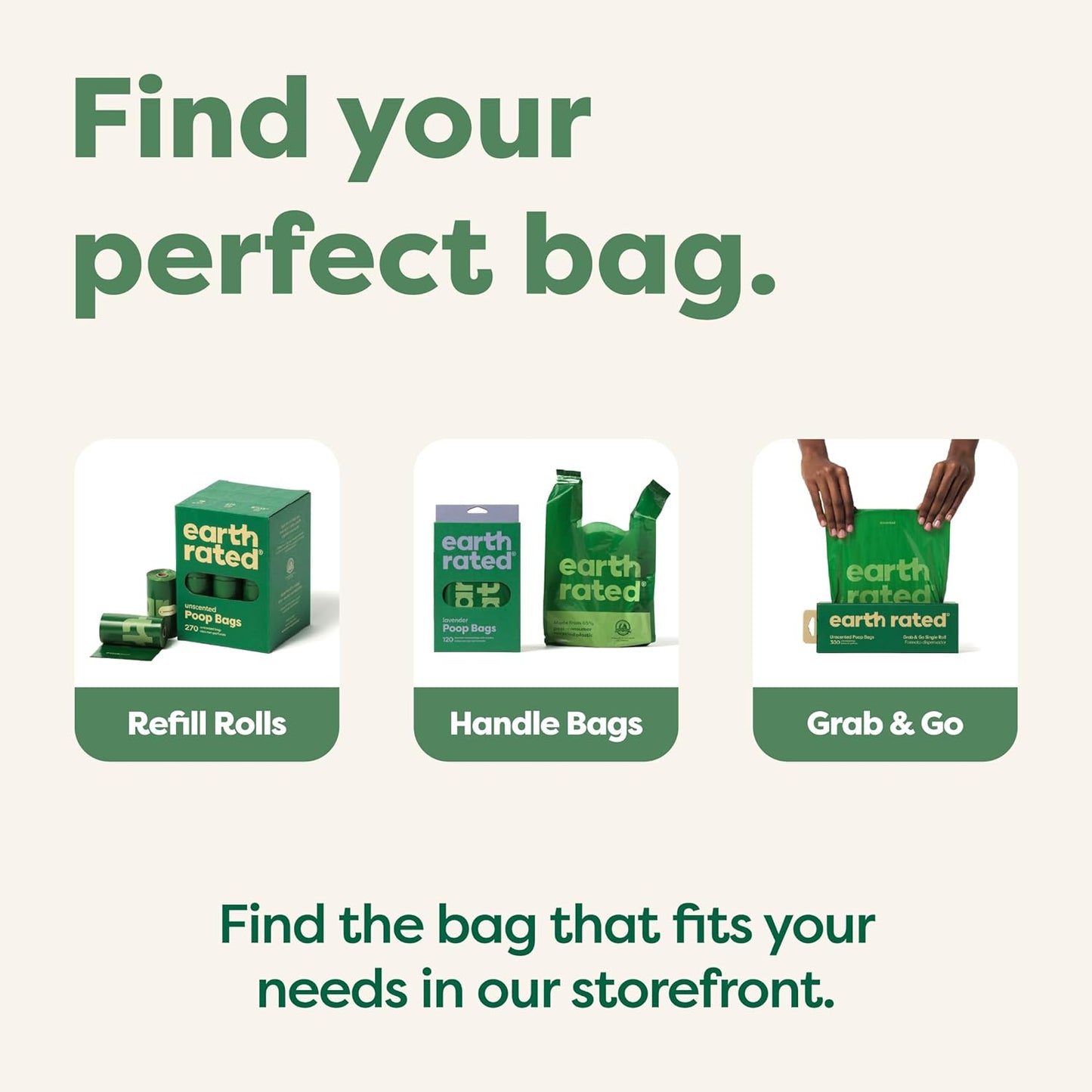 Earth Rated Lavender Dog Waste Bags with Handles - Value Pack of 600, Easy Tie and Guaranteed Leakproof
